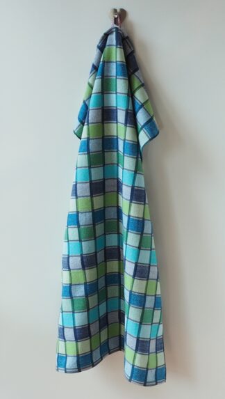 Geschirrtuch Karo Blaugrün